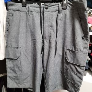 Fox Hybrid Cargo Shorts Size 34 Dark and light grey 2 pairs